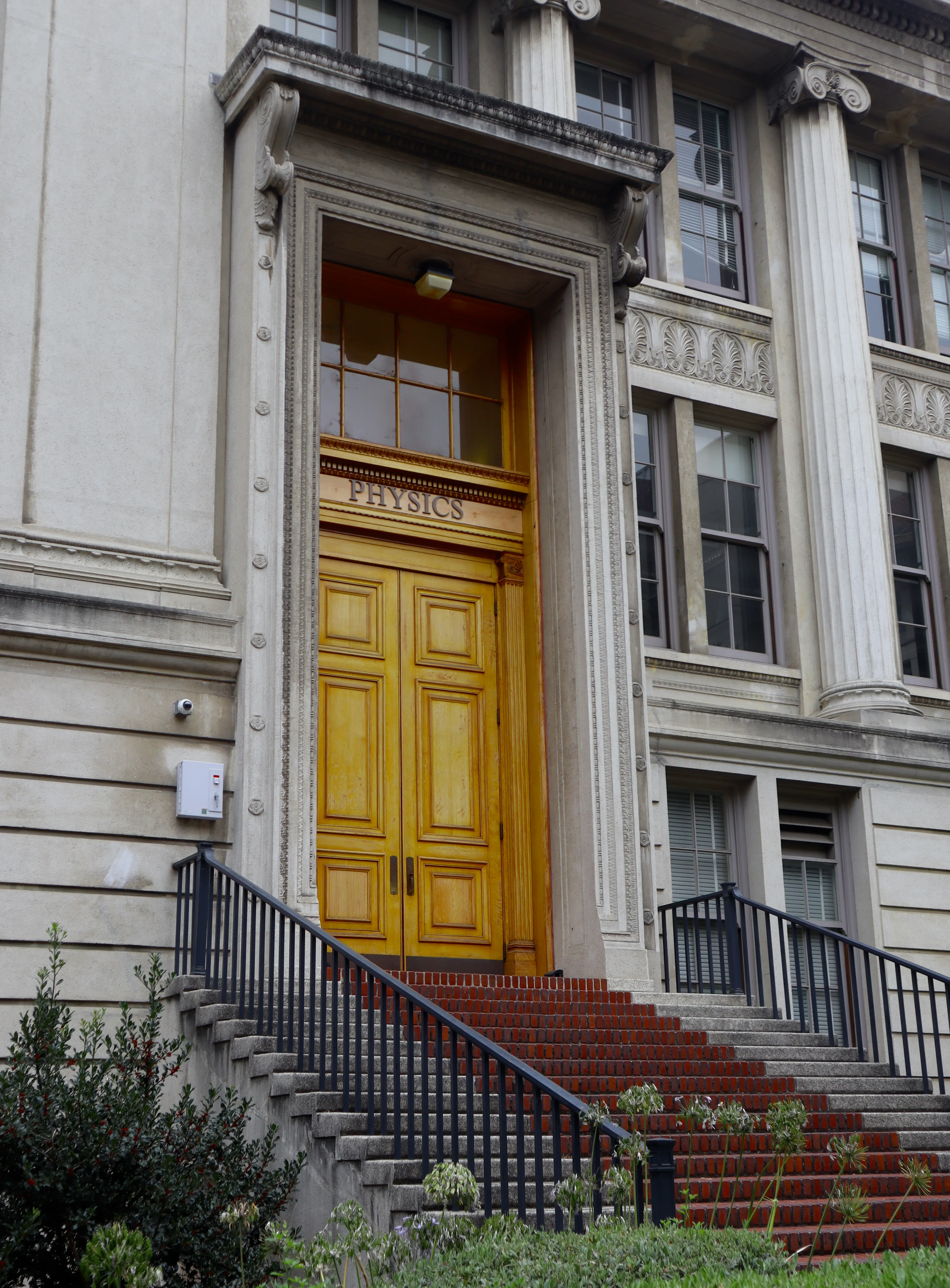 Physics Door at Berkeley